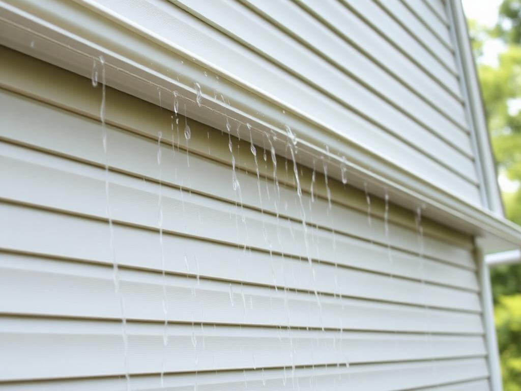 Professional exterior house washing on residential siding